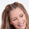 YISSION Hair Accessories: 12PCS Cute Mini Gold Metal Flower Clips for Thin and Thick Hair - Barrettes and Claws for Women and Girls