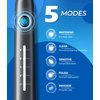 TEETHEORY Electric Toothbrush for Adults with 8 𝐁𝐫𝐮𝐬𝐡 𝐇𝐞𝐚𝐝𝐬, Sonic Electric Toothbrush with 40000 VPM Deep Clean 5 Modes, Rechargeable Toothbrushes Fast Charge 4 Hours Last 30 Days