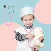 MorTime Dual Head Stethoscope, Real Working Stethoscope for Kids Cosplay, Educational Equipment, Pink (1 pc)
