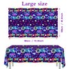 Pymurod 3pcs Video Game Table Cloth Game On Neon Gaming Birthday Tablecloths for Kids Boys Girls Video Game Party Decorations Favors Gaming Party Table Covers Supplies