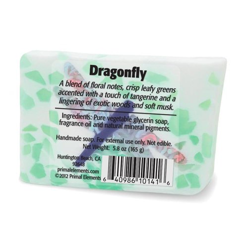 Primal Elements Bar Soap in Shrinkwrap, Dragonfly, 6 Ounce