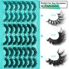 20-25MM Wispy Lashes 21Pairs Faux Mink Eyelashes D Curl Dramatic Eyelashes Soft&Matte Natural Eyelashes False Cat-eye Look Lashes Strip Eyelashes 3Styles Silky Eyelashes, by Anforlin