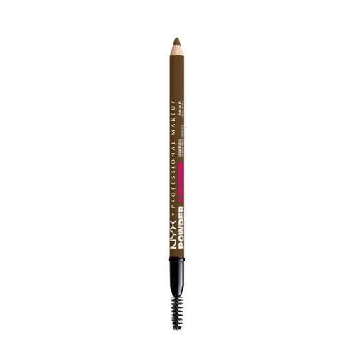 NYX PROFESSIONAL MAKEUP Brow Powder Louder Eyebrow Pencil, Brow Pencil with Buildable Volume For Up To 12HR Wear, Vegan Formula - Soft Brown