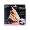 KISS GelPress Professional Gel Nail Starter Kit, Includes 56 Pre-Sculpted Gel Nail Extensions, UV Gel, 1 LED Lamp, 6.7 mL Primer, 1 Nail File, 1 Manicure Stick