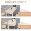 Toddmomy 1 Set Doll Furniture Miniature Furniture Decorative 1/12 Scale Miniature Table Chair Set For Dollhouse Kitchen Food Decoration Accessories ( As Shown B)
