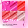 Gel Nail Polish Set, 6 Colors Macaron Colors Gel Nail Polish Kit Pale Pink Purple Blue Gel Polish Soak Off UV LED Nail Polish Set Manicure Kit Salon at Home (Rose pink)