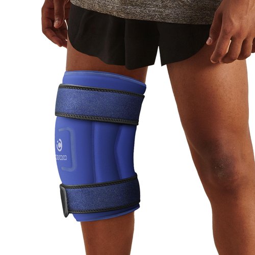 CooCoCo 21'' XXXL Ice Pack for Knee Pain Relief, Reusable Gel Ice Wrap for Injuries, Swelling, Knee Replacement Surgery, Flexible Cold Compress Therapy for Meniscus Tear, ACL, MCL, and Arthritis