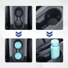 Car Cup Holder Position Limiter,Anti Shake Car Coasters Silicone Bottle Stabilizers with Self-Adhesive,Universal Interior Car Accessories Water Bottle Holder for Car Truck SUV(3PCS)