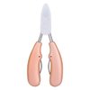 JISTL Nail Clippers for Ingrown/Thick Toenail Surgical Grade Stainless Steel Sharp Blades with Soft Ergonomic Handles for Easy Grip Best Nail Clipper & Pedicure Tool (Rose Gold)
