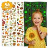 EMOME Thanksgiving Fall Tattoos for Kids, Bulk Party Favors Decorations Supplies Autumn Tattoos, Thanksgiving Games Fillers Prizes for Fall Festival Decor Activities (56PCS)