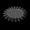 Honbay 20PCS Plastic 20 Tips False Nail Swatches Wheels Nail Art Color Polish Display Wheel for Manicure