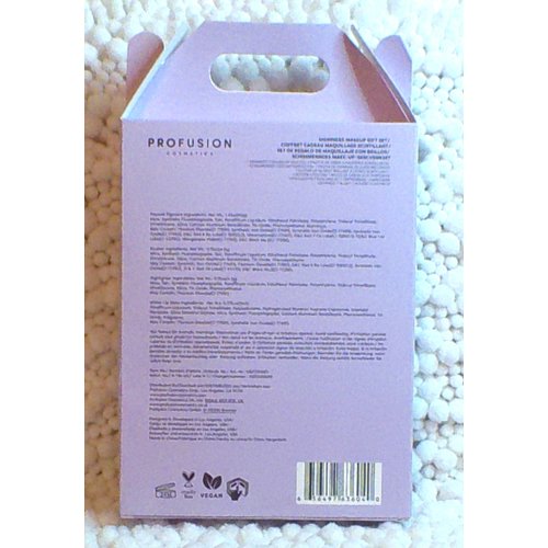 PROFUSION COSMETICS Profusion Shimmers Makeup Set, Glitter Lip Gloss, Highlighter, Blusher 21 Shades Palette
