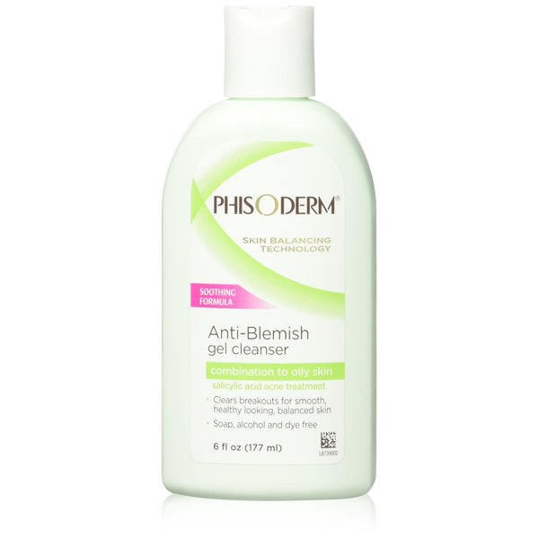 Phisoderm Anti-Blemish Gel Cleanser 6 oz (Pack of 2)