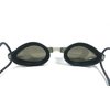 Resurge Sports Anti Fog Racing Swimming Goggles with Quick Adjust Bungee Strap (Black Mirrored)