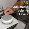 SoundMe Mini Sleep Sound Machine 30 Soothing Natural Sounds Travel White Noise Machine with 36 Volume Control Pink Brown Noise Machine for Baby Kid Adults Noise Maker Powered by AC or USB Sleep Timer