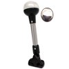 Pactrade Marine Aluminium LED RV Adjustable All Round 360 Degree with Stern Pole Navigation Anchor Light Pontoon Fishing Boat Kayak (9.5" Vertical (Non-LED))