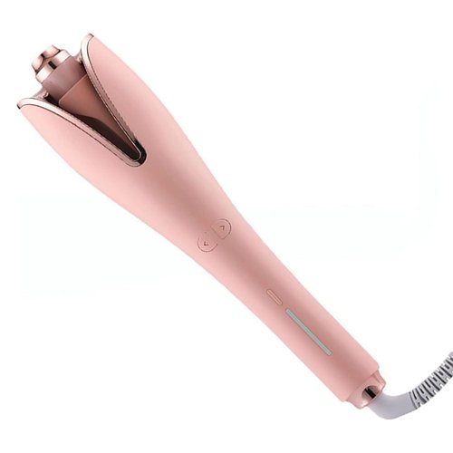 YUENTOEN Curling Iron,Hair Curlers Automatic Curling Wand Hair Waver,4 Temps Fast Heating Spin Iron Hair Tools for Hair Styling-Pink