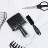 Barber Brush Set - 2 PCS Clipper Blade Cleaner, Soft Neck Duster, and Neckline Hairbrush for Hairstyling Professionals