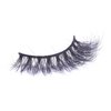 Miss Kiss 1 Pair Lashes 3D Mink Lash Natural Look Eye Lashes Soft Fluffy False Lash Cat Eye Fake Eyelashes Wispy Handmade Lash Strips Pack Can be Reusable 12MM