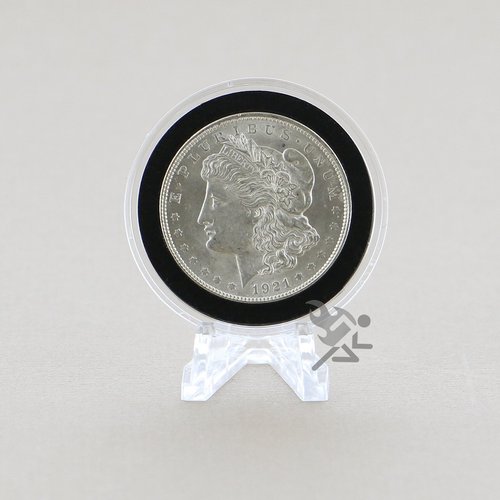 Clear Display Stand Easel for Holder Coin Capsules Challenge Medals Casino Chips, 10 Pack