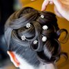 Yaomiao 116 Pcs Rhinestone Hair Pins Wedding Bridal Hair Accessories Crystal Pearl Hair Clips Flower Spiral Hairstyles Pin Swirl Hair updo Twists Coils for Women Girl Wedding Prom Party