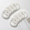 Leenchiry Spiral Hair Ties Traceless Coil Hair Ties 20 Pieces No Crease Phone Cord Hair Ties Waterproof Ponytail Holder 2.15inch No Damage Elastic Hair Bands Hair Accessories for Women Girls (White)