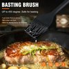 Walfos Silicone Basting Pastry Brush, Heat Resistant Pastry Brush Set, Strong Steel Core and One-Pieces Design, Perfect for BBQ Grill Baking Kitchen Cooking, BPA Free and Dishwasher Safe (2 Pcs)