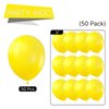PartyWoo Yellow Balloons, 50 pcs 5 Inch Matte Yellow Balloons, Yellow Latex Balloons for Balloon Garland Balloon Arch as Party Decorations, Birthday Decorations, Baby Shower Decorations, Yellow-Y55