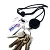 KEY-BAK Sidekick Retractable Badge Reel and Keychain Breakaway Lanyard with a Key Ring and Twist-Free Clear I.D. Badge Holder on a Retractable Lanyard, Model Number: 0KB1-0A44