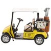 Kisangel Golf Cart Model Golf Cart Cake Topper Golf Cart Toy Decorations Die-cast Model Toys Diecast Golf Carts Toy Golfing Themed Party Decor Bedroom Golf Cart Decor Alloy Metal Mini Car