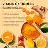 Turmeric Vitamin C Face Scrub-Turmeric Exfoliating Facial Scrub,Vitamin C Scrub Microdermabrasion Facial Scrub Exfoliating Face Scrub For Remove Dead Skin, Dark Spots, Clear Pores 4.58 oz