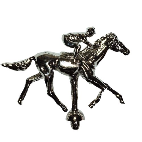 FINENI Metal Horse Marker for Horse Racing Board Game(Modern Style), 1 Piece, ONLY Fit for FINENI Brand Board, ONLY for Replacement Horse Marker in FINENI Brand Horse Racing Board Game (Black)