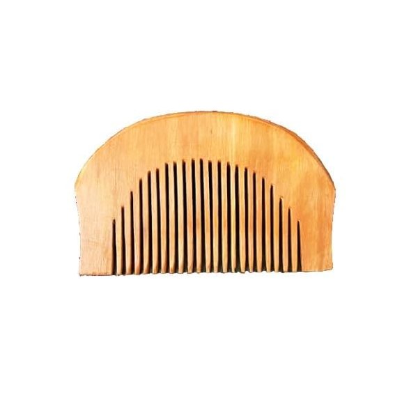 Generic Sikh Kanga Hair Comb Wooden Hair Comb Wooden Kangha Wood Comb Pack of 2 Brown, Medium