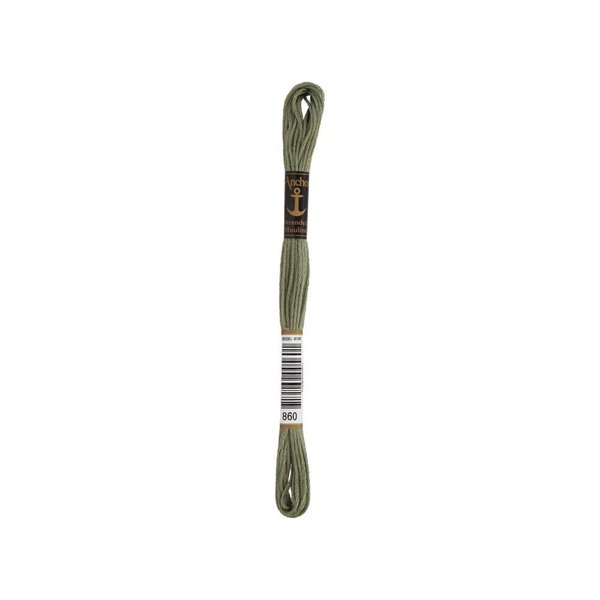 Anchor 6-Strand Embroidery Floss 8.75yd-Laurel Green Medium Light