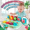 LGMazak Pop up Animal Toy, Interactive Baby Toys 18 Months, Montessori Cause and Effect Toys for 2 Year Old Boy Girl, Pop Up Dinosaur Toys for Infant Toddler Age 1-3, Early Learning Toys