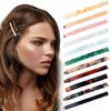 KIKOOD Bobby Hair Clips French long Barrettes Geometric Polished Tortoise Shell Hair Barrettes Clamps Hair Accessories for Women Girls Wedding Bridesmaid Valentines Day Party Birthday, 11pcs, mixed