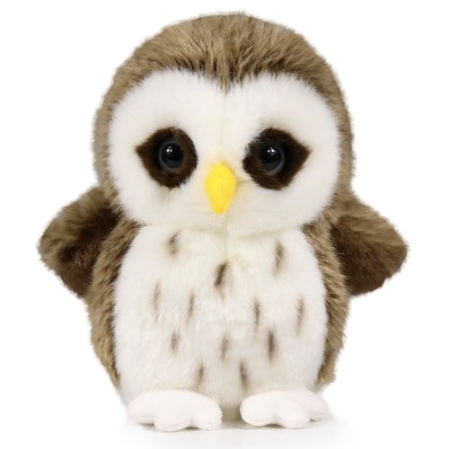 Ice King Bear Wild Animal Small Stuffed Animals Zoo Family Plush Toy (Owl 6 Inches)