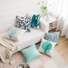 famibay Decorative Pillow Cover Ocean Park Theme Square Cotton Linen Throw Pillow Case Cushion Cover 18 x 18 (Ocean Theme-5, Pack of 6 18"x18")
