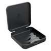 Retainer Case, ARGOMAX Aligner Case, Braces Box, 1 Piece Orthodontic Box (Black).
