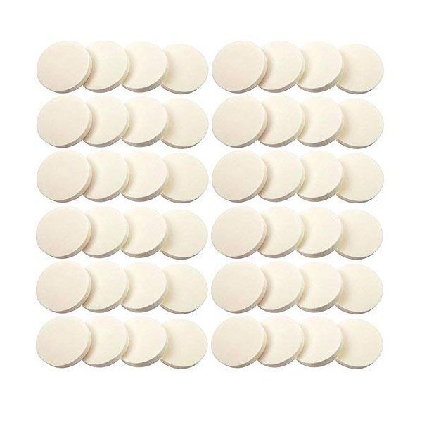 48 Cosmetic Sponge Round Foam Pad Make Up Applicator Foundation Powder Blender