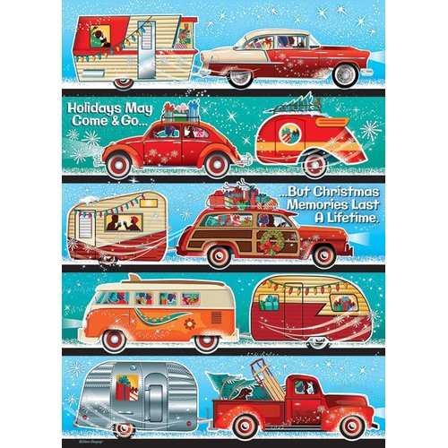 Cobble Hill 1000 Piece Puzzle - Holiday Hustle - Sample Poster Included