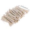 Tfwadmx Small Animal Snacks Sweet Bamboo Treats 200 g Bunny Chew Toys for Chinchilla Rabbit Guinea Pig Hamster Squirrel (About 22-27 Sticks)