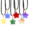 Omlisca Star Pendent Necklace 12 Pack Star Space Party Favors School Classroom Rewards Decor Exchange Goodie Bags Fillers for Women Birthday Valentines Day Party Supplies Carnival Decorations