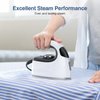 Sundu Mini Iron with Steam,Travel Iron Portable Non-Stick Soleplate Steam Samll Iron for Quilting & Sewing,300 Microsteam Holes,90ml water tank,lockable safety base Machine for Quilting & Sewing