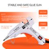 AGLARY Hot Melt Glue Gun for Mini Glue Sticks and Sealing Wax Sticks (Diameter 0.3"), white, 20W