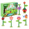 Coola Craft Kit Set for Preschool Kids, Educational Felt & Wood Flower Fairy Kit for Ages 3 4 5 6 7 8, Easy DIY Activity for Boys & Girls, Pack of 6
