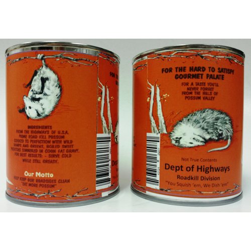 2-Pack of Creamed Possum in Coon Fat Gravy Garnished with Sweet Potatoes