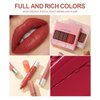 6Pcs Moisturizing Gloosy Nude Lipstick Set, Waterproof Long Lasting Non-Stick Cup 24 Hour Nude Lip Crayon Pencil Makeup Cosmetic Nude Lip Liner Pen Set for Women Christmas Gifts (Lip Crayon A)