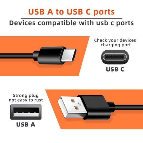 10FT USB C QC3.0 Charger Fit for Motorola G Play 2021 2023,G Power 5G 2023 2024,Mote Edge Edge+Plus 2021 2022,Moto Z4 Z3,Razr+ Plus 2023,One Ace 2021,One Fusion,G100 USB Type C Charging Cable Cord