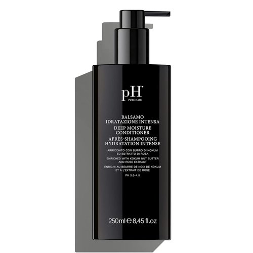pH Labs Deep Moisture Conditioner - Intense Hydration for Dry, Damaged Hair - Deep Conditioning Treatment with Kokum Nut Butter & Rose Extract for Frizz-Free, Soft, Smooth, Rejuvenated Hair - 8.45 Oz